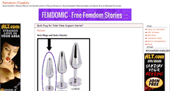 Desktop Screenshot of femdomchastity.com